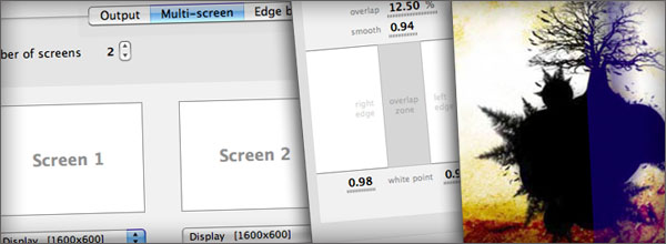 edge blending projectors software
